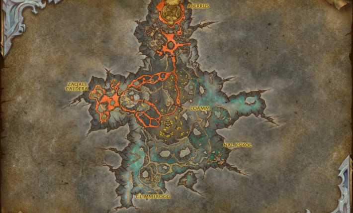 Höhle von Zaralek Map
