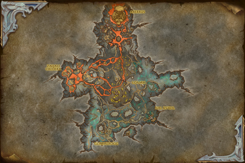 Höhle von Zaralek Map