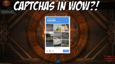 Captchas in World of Warcraft