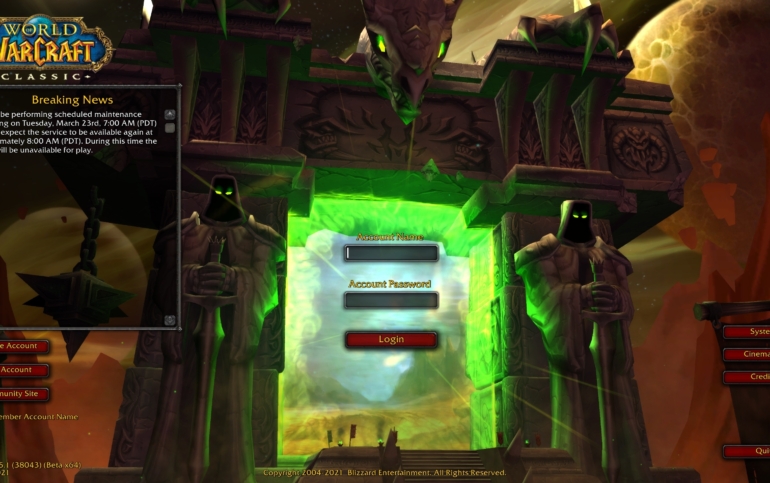 Der WoW-Launcher mit Burning Crusade