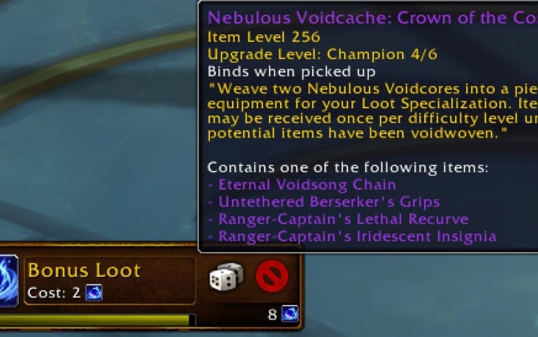 Bonusrolls in 12.0.5